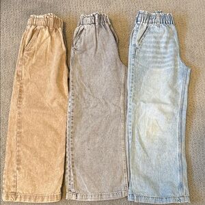 H&M girls paper bag (trending) jeans